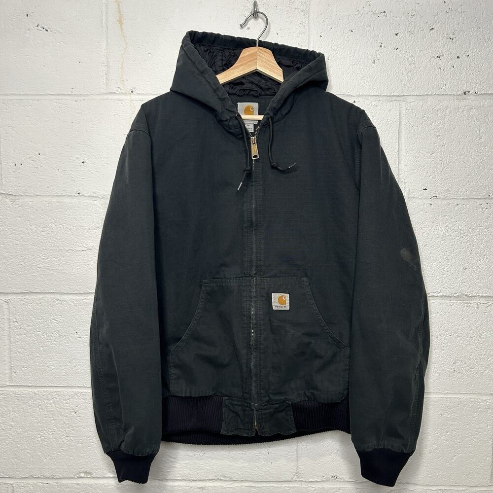 Carhartt Quilted Ripstop Active Hooded Jacket “Black”